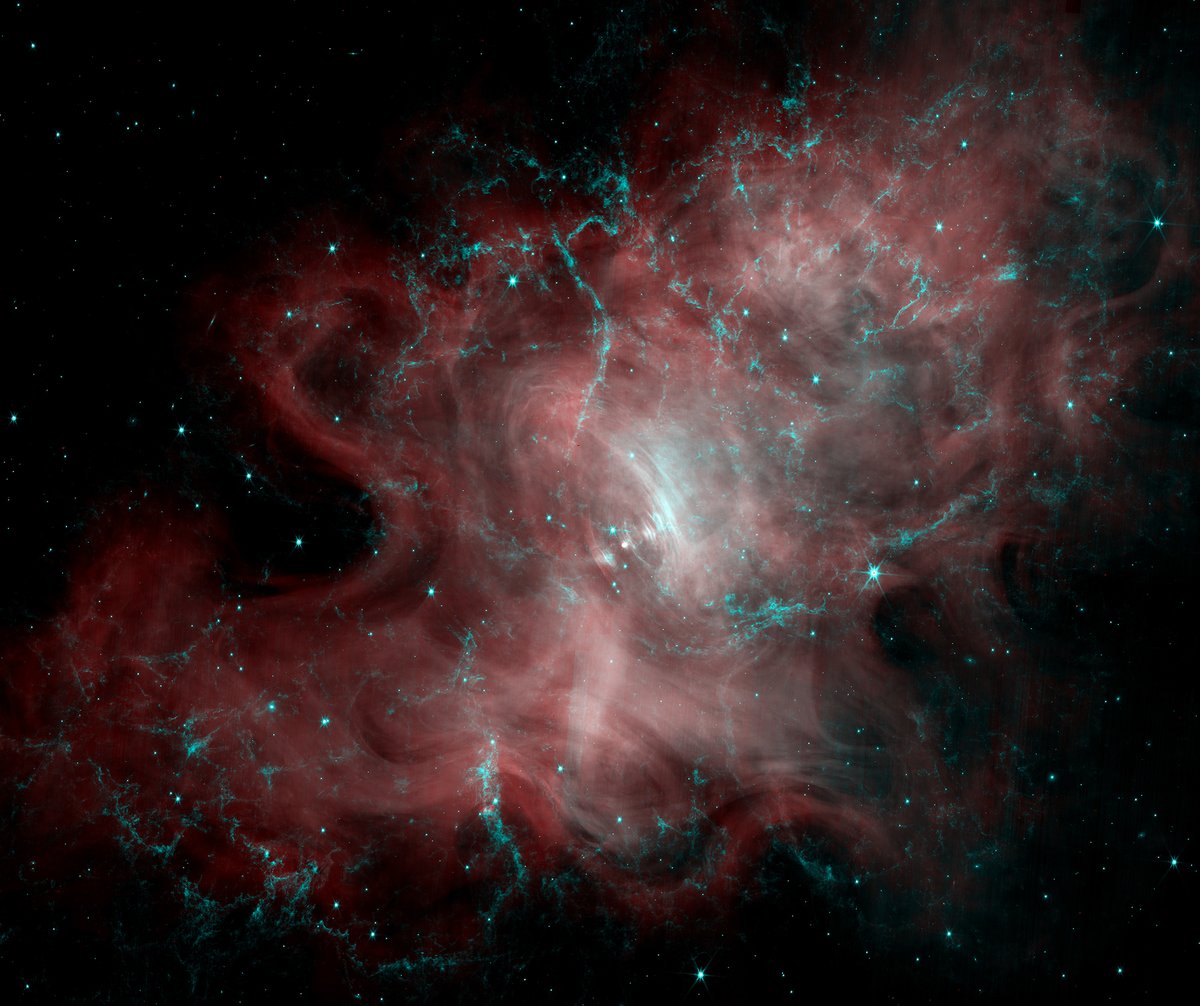 The Crab Nebula - NIRCAM data processed by me
#JWST