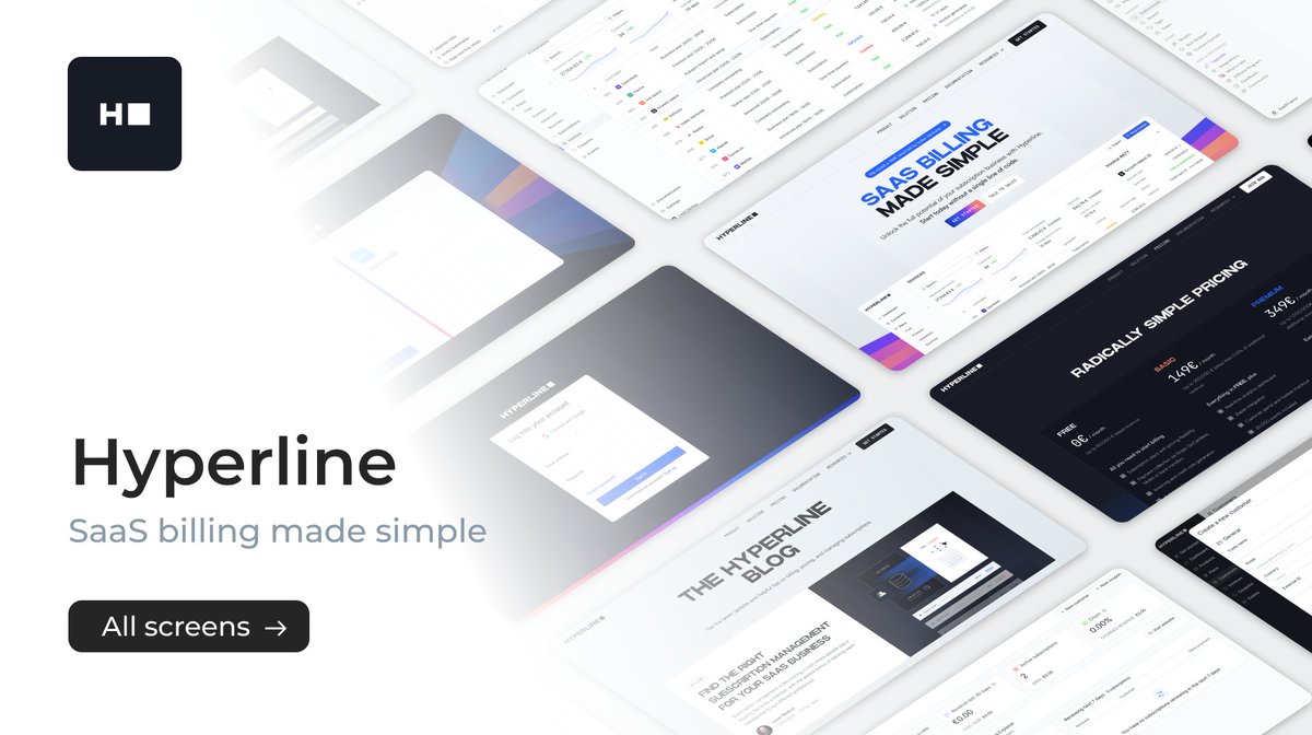 ⚡️ <a href="/hyperline_co/">Hyperline</a>'s website pages, product interfaces and transactional emails are now on SaaSFrame