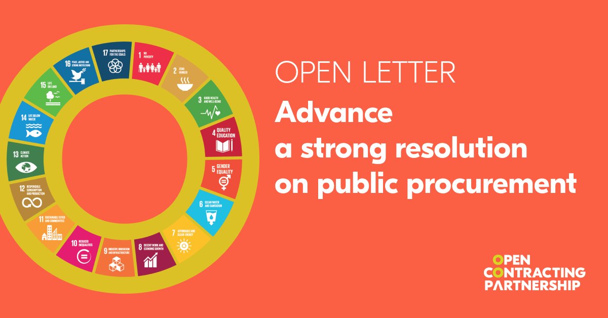 opencontracting's tweet image. Make it strong 💪! 106 civil society organizations supporting public procurement best practices &amp;amp; #opencontracting in 58 countries call on #UNCAC States Parties in this open letter 📨 open-contracting.org/news/open-lett… #SDGs #anticorruption