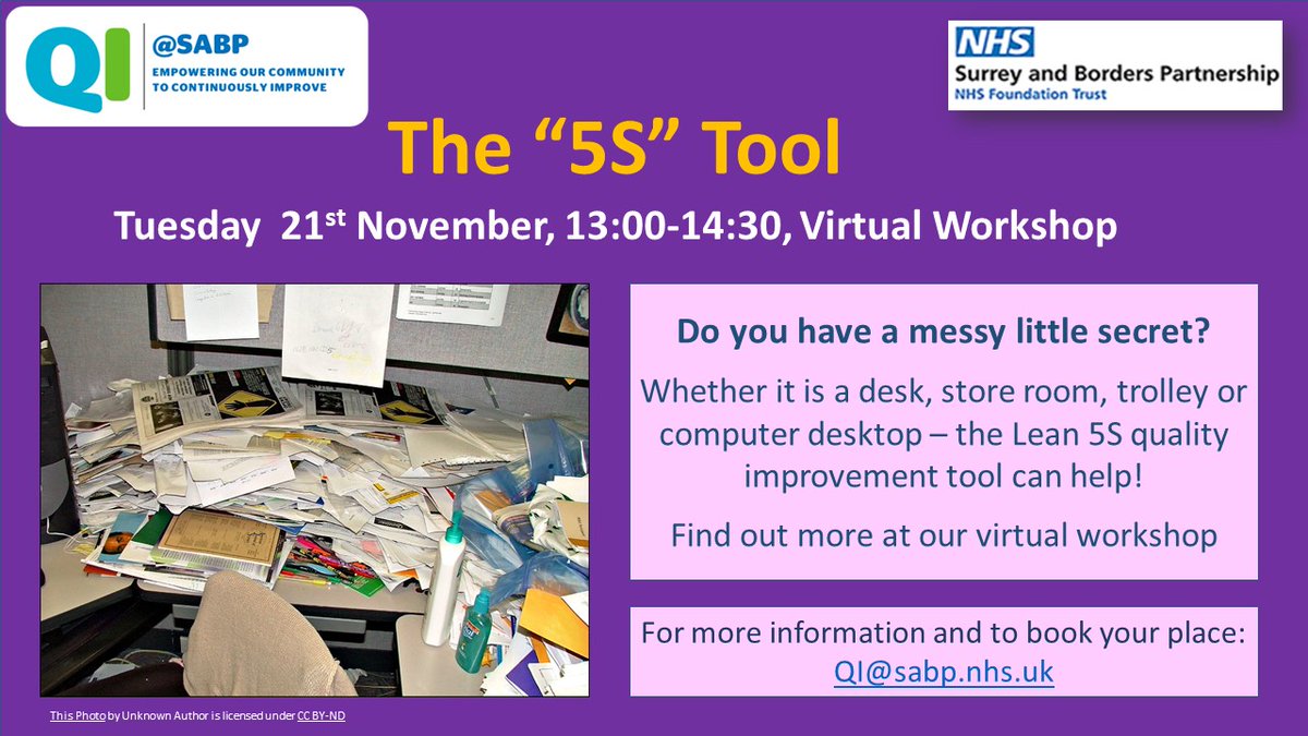 We are excited to announce our next virtual Masterclass which is taking place on Tuesday 21st November. Join to find out how to remove that unnecessary clutter. @SabpEducation @SimonW_SABP @sabpNHS