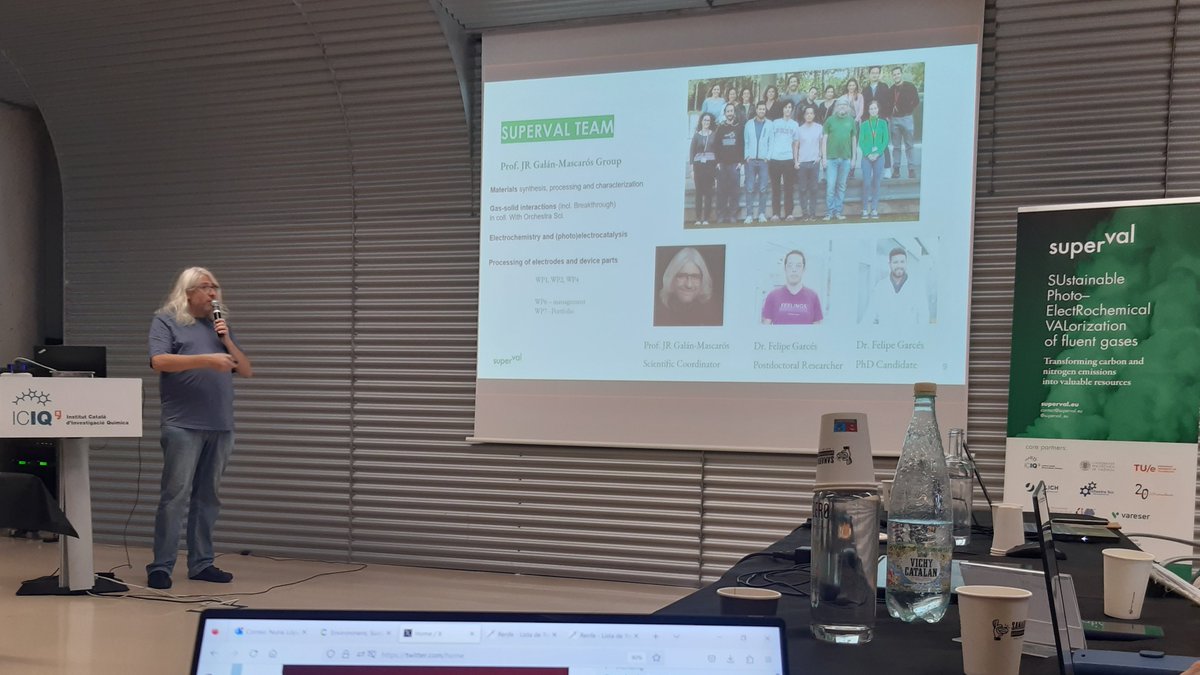 TheorHetCatICIQ's tweet photo. Starting the #superval program today. A nice presentation by @JRGM_ICIQ @ICIQchem https://t.co/yXO4tiT2YA