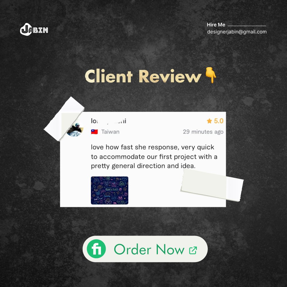 JabinMoni's tweet photo. Alhumdulillah, ❤️🔥
Got excited to receive the 5-star review for my latest work. 

Order now in Fiverr 👇
https://t.co/gUwAq9bzjS

#fiverr #doodle #review #fiverrwork #feedback #art #doodleart #monster #lineart #artwork #gig #clientreview https://t.co/ZmKrfnd1m6