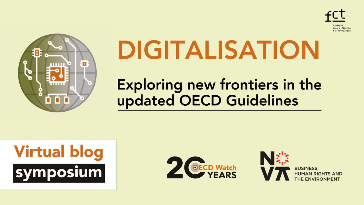 The sixth blog post of the symposium is out! <a href="/notshreeja/">Shreeja</a> (<a href="/ITforChange/">IT for Change</a>) reflects about the missed opportunities in the updated OECD guidelines in relation to tech companies.

Text can be accessed at: novabhre.novalaw.unl.pt/missed-opportu…