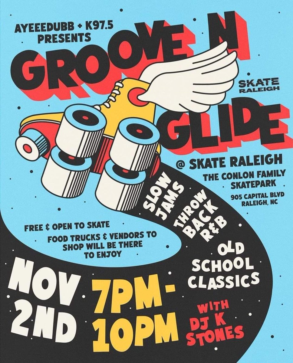 Raleigh Retro Gamers (@raleighretro) on Twitter photo Find us at the Conlon Family Skatepark in Downtown tonight from 7pm-10pm with K97.5, Radio Host Ayeeedubb, <a href="/SkateRaleigh/">Skate Raleigh</a>, and <a href="/DJKSTONES/">K Stones (Stoneman)</a>! We are setting up with Hidden Block Games and we'll have some awesome gaming and geek merch. Food trucks will be onsite! Find us at the Conlon Family Skatepark in Downtown tonight from 7pm-10pm with K97.5, Radio Host Ayeeedubb, <a href="/SkateRaleigh/">Skate Raleigh</a>, and <a href="/DJKSTONES/">K Stones (Stoneman)</a>! We are setting up with Hidden Block Games and we'll have some awesome gaming and geek merch. Food trucks will be onsite!