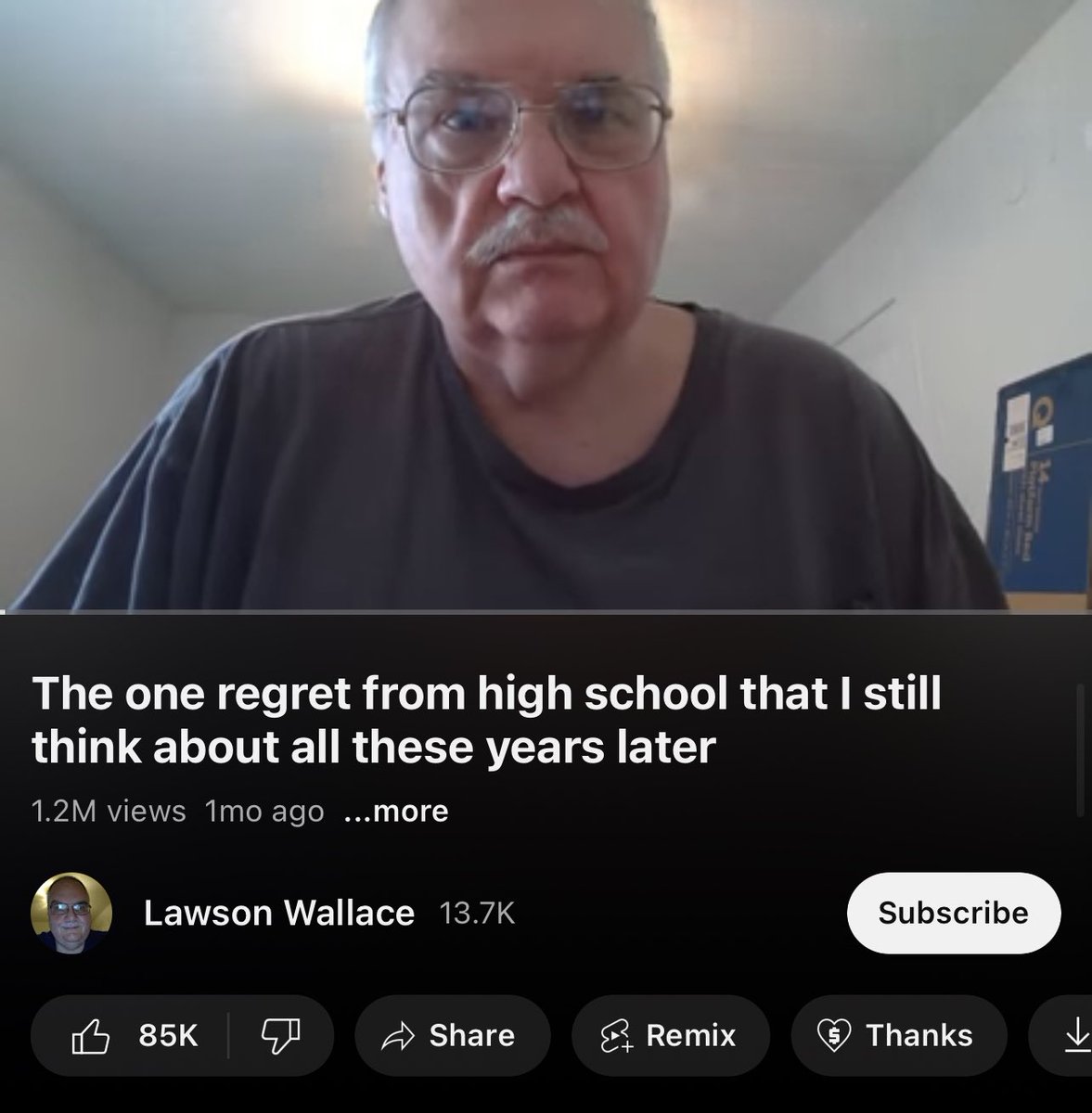 YBCTooCold's tweet image. This man talks about his regret not asking the girl he liked to watch a movie with him. Now he’s 63 years old and it’s too late, and he’s lonely. If you’re young it’s not too late, please don’t end up like this and overcome your fear of approaching.