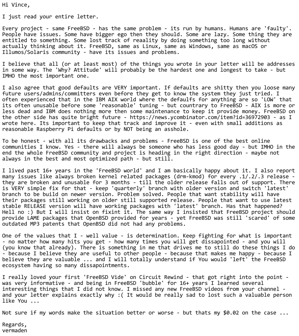 vermaden's tweet image. 