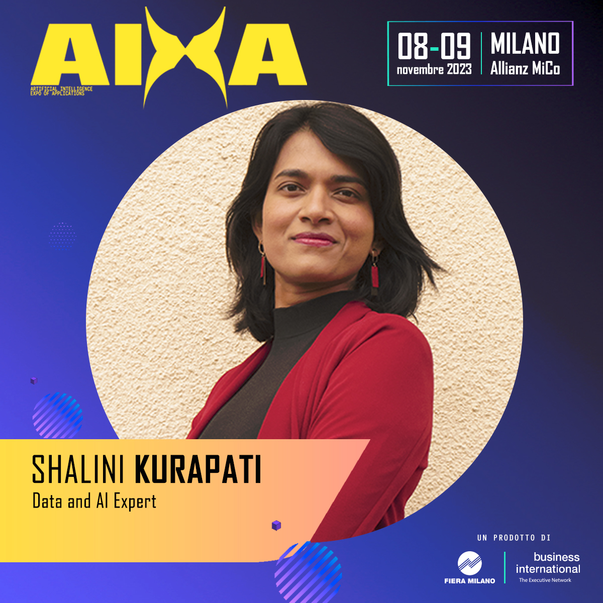 On Nov 8th, our CEO @shalini_kr will take part in the roundtable about the state of the art and developments of AI applications in Italy as #Data and AI Expert at #AIXA, the event about #AI applications organized by @BIweb and @FieraMilanoSpa 👉 businessinternational.it/Eventi/4858/AI…