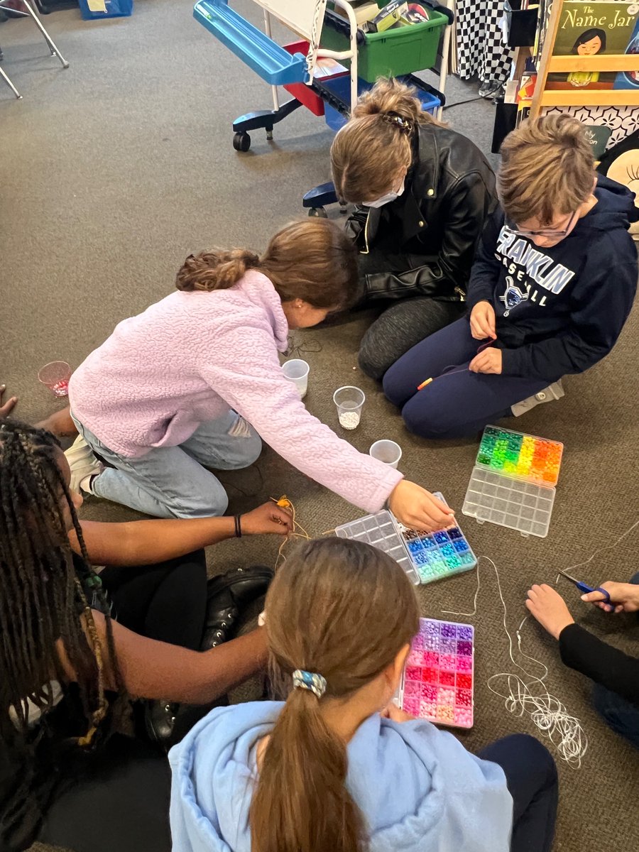 Making friendship bracelets in math!