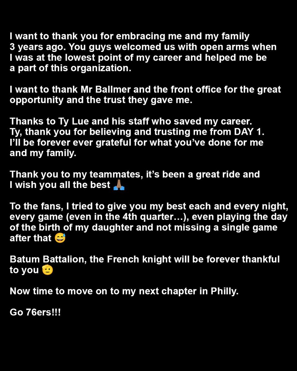 To the Clippers family,