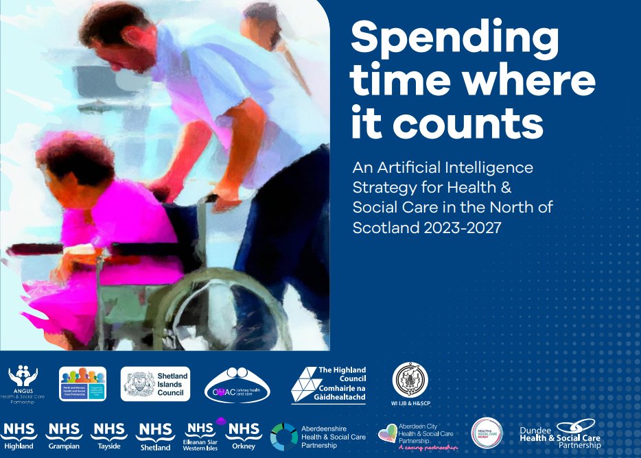 <a href="/stevebaguley/">Steve Baguley</a> launching the consultation on Spending Time Where it Counts - an AI Strategy for Health &amp; Social Care in the north of Scotland at the <a href="/DataLabScotland/">The Data Lab</a> Satellite symposium in Inverness today.
Weblink to strategy coming soon. <a href="/ShonaRobison/">Shona Robison MSP</a> <a href="/DrGregorSmith/">Prof Sir Gregor Smith</a>