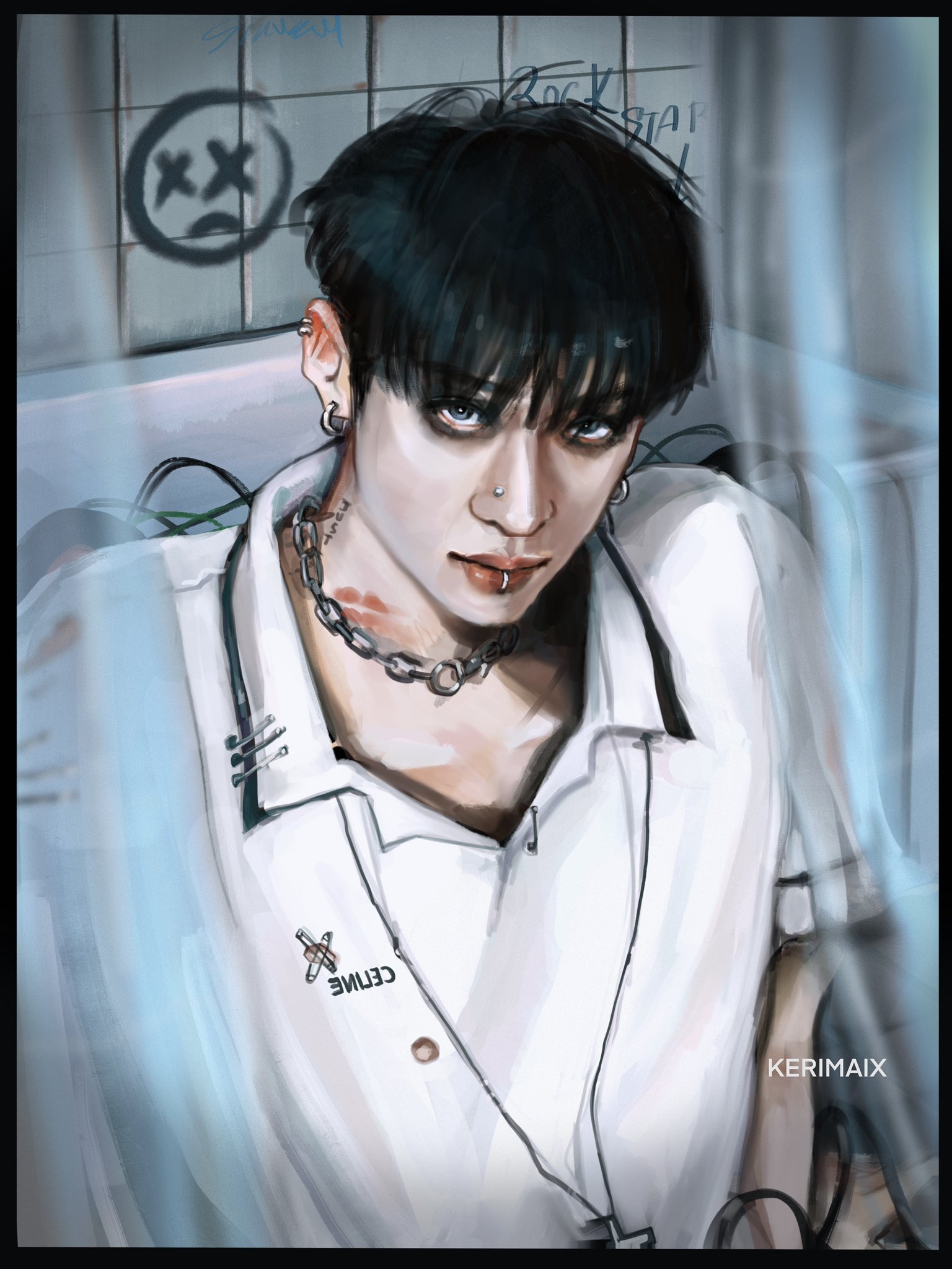 Kerimaix على X: Smokey eyes 👁️🫦👁️ @Stray_Kids straykids bangchan  changbin skzoo seungmin felix jeongin hyunjin hanjisung leeknow  lovestay animation straykidsfanart skzfanart youmakestraykidsstay  스트레이키즈 банчан rockstar ...