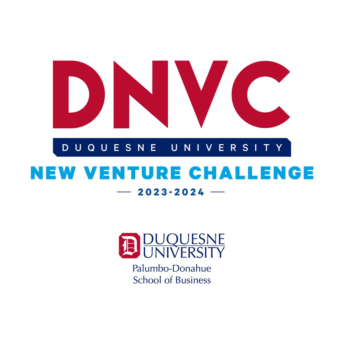 DuquesneSBDC's tweet photo. Aspiring entrepreneurs in Pittsburgh and across the US are invited to apply now to the 2023-2024 Duquesne New Venture Challenge (DNVC) hosted by the Palumbo-Donahue School of Business.
For more information and sign up - https://t.co/ygE6I0AYbJ
#duqsbdc #dnvc #sbdc #entrepreneur https://t.co/oqZzKGpXhM