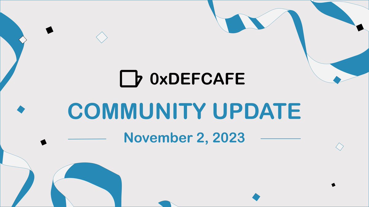 Welcome to the 0xDEFCAFE Biweekly Community Digest! ☕️ 
We're back with another round of the freshest news.

🔒ENCHANCED SECURITY MEASURES:
In light of recent events related to exploits of our competitors, our team has implemented numerous security updates aimed at eliminating