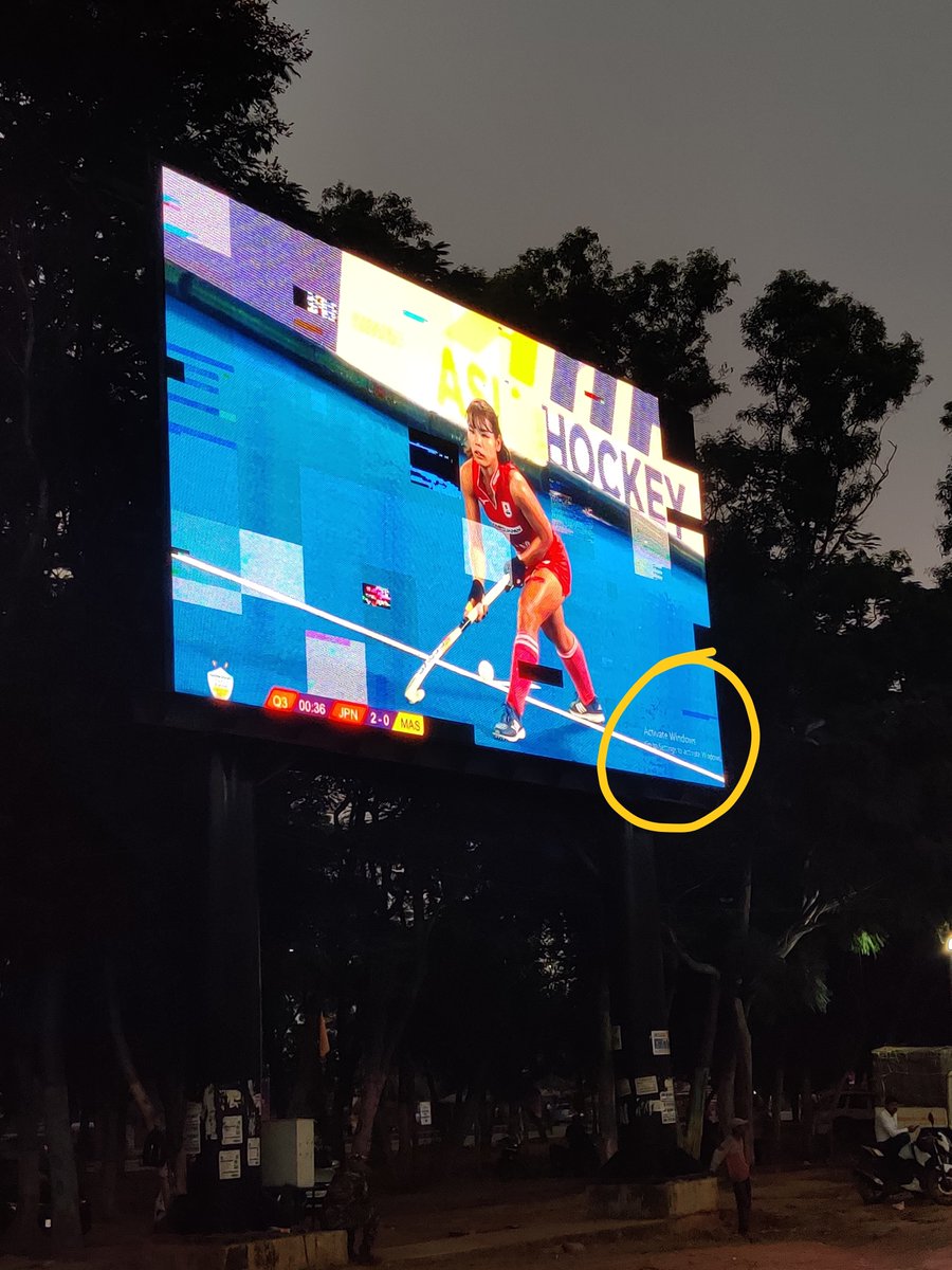 hoomantic's tweet image. However, when it comes to spending big on posters and hoardings while forgetting to pay for a licensed OS, Jharkhand Sarkar truly knows how to keep us entertained with their peak moments! 
#ActivateWindows #PeakJharkhand 
#HockeyIndia #JWACT2023
