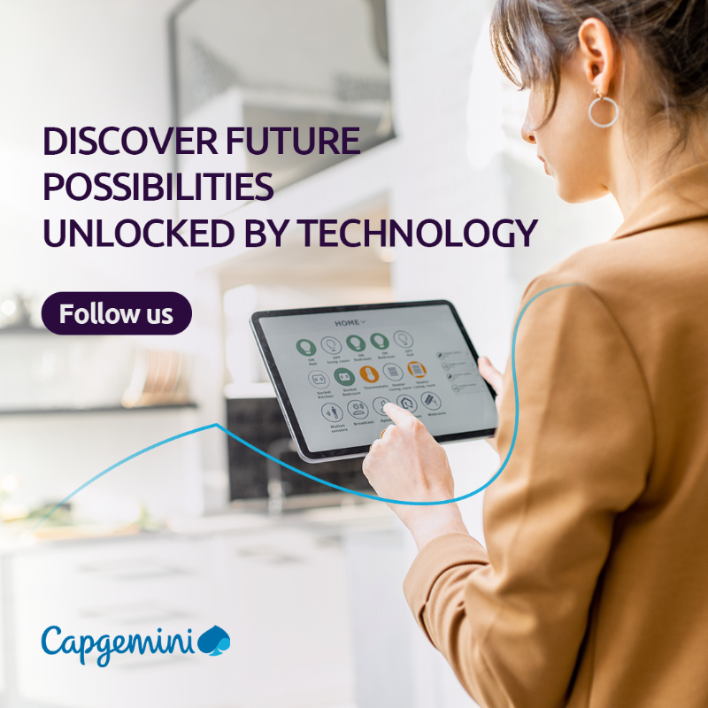 CapgeminiIndia's tweet photo. Want to learn how technology opens up the future toward endless possibilities? 😃

Follow us and stay tuned to watch the story unfold!👍

#GetTheFutureYouWant