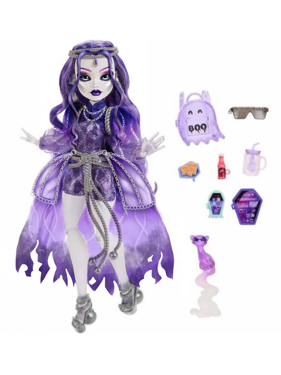 AquaGoona14's tweet photo. Boo! 👻💜🖤

#monsterhigh #MonsterHighG3 #spectra #monsterhighdolls https://t.co/OvqNiqjmfi