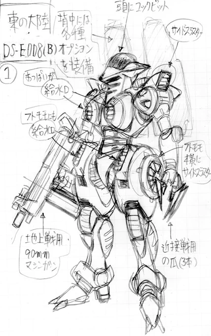 #Airデザ
#ダイブソルジャー :DS(海洋惑星ブルーの水陸両用  #人型兵器)
『DS(Dive Soldier)-E (East)008 』
→東の大陸の主力DS。
流れの激しい海域で戦えるよう背中・両太ももに計3個の強力な水流ジェットを装備。鹵獲した西の大陸のDSを
続く→
#オリロボ
#イラスト
#絵描きさんと繋がりたい
#rkgk 