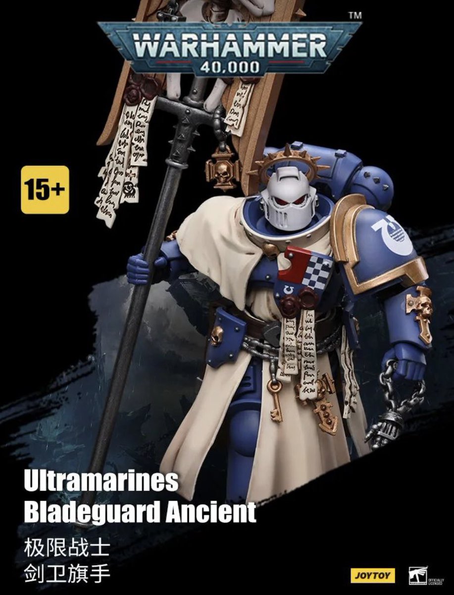 JoyToyWarhammer's tweet photo. Ultramarines Bladeguard Ancient https://t.co/qw348RWvbi