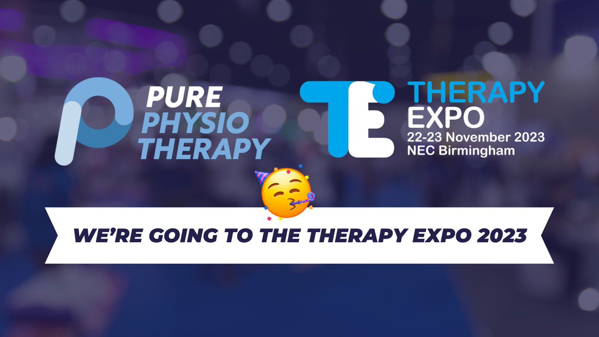 We're going to the #TherapyExpo2023! You can find us at Stand TM52 on November 22nd-23rd - come say hello, learn more about the fantastic work we do, and grab some goodies!