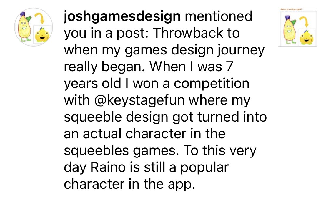 KeyStageFun's tweet image. We’ve just heard that Josh, who designed one of our most beloved Squeebles for us over a decade ago, is now at university studying Games Design 👏💫! 

Cc. 
@RebeccaBeesley