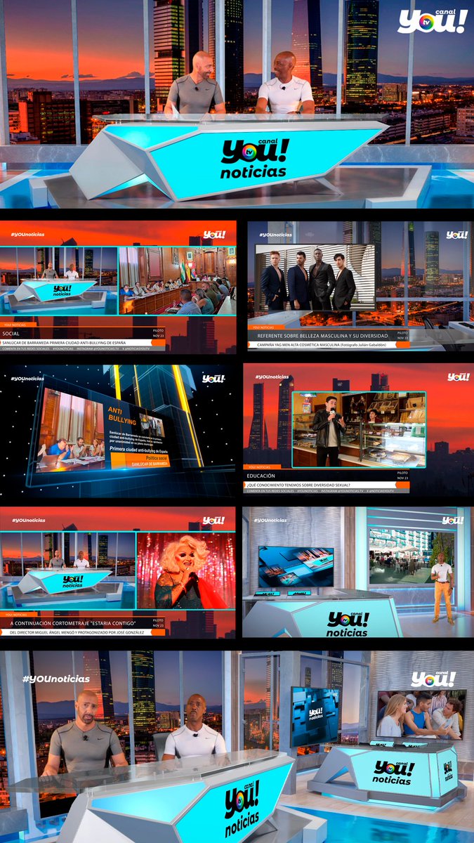 Apasionante trabajo de edición en el nuevo informativo de <a href="/CanalYOU_TV/">Canal YOU! TV</a>

Ya disponible el programa piloto en nuestra web:
canalyou.tv/canal-you-tv-p…

#canalyou #television #lgtbi #gayespaña #noticias #informativo #politoca #actualidad #vidagay #gaynews #younoticias