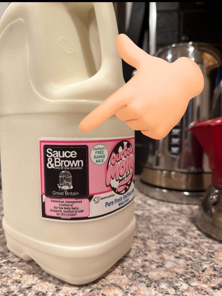 Glad you are 🙌🏻.

One of our very favourite #MilkMarketing adverts.

Certainly the most asked about by customers. 

‘What is Sauce &amp; Brown’ - should have its very own t-shirt design.
