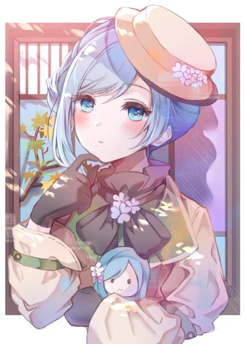 お人形みたいな雫様。 #prsk_FA
