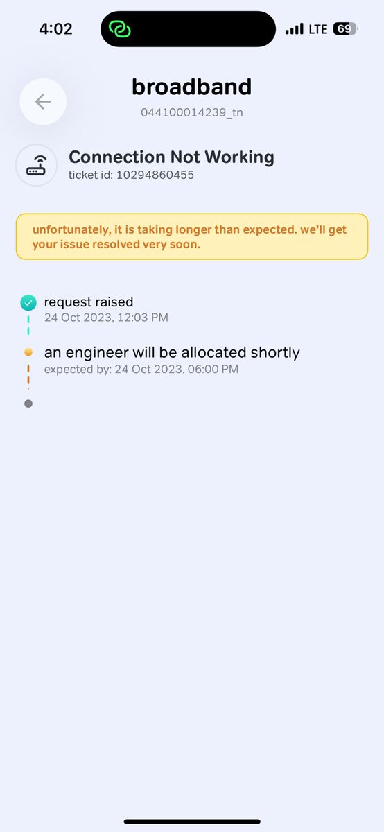 aasishnahar's tweet photo. @Airtel_Presence @airtelindia @airtelnews Pathetic service ever from Airtel. I have been using Airtel from past 15 years &amp; this is worst exp. My previous ticket id 10277793952 raised on Oct 4th was closed without fixing &amp; my recent ticket id 10294860455. Service Gopi no response https://t.co/oZ9V8eanSJ