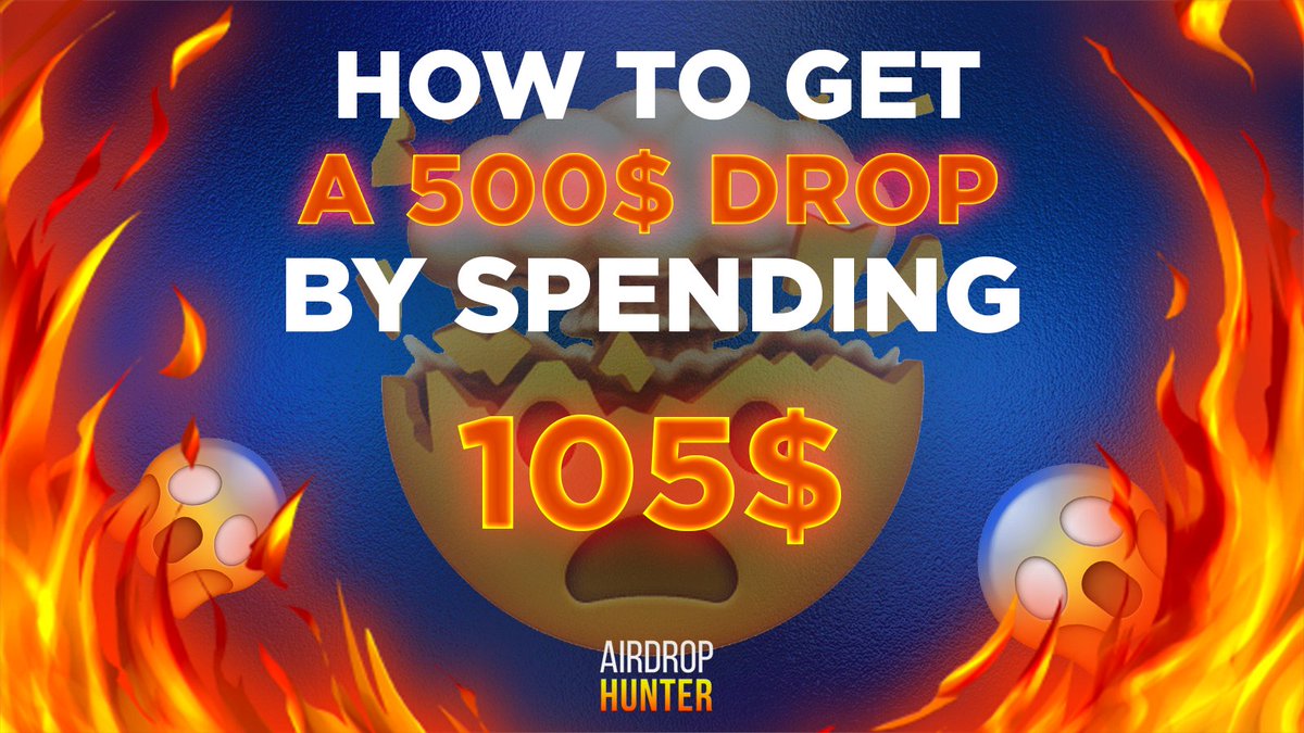 😱This is unbelievable!

Hunters, right now with AirdropHunter the cost of ONE account with potential airdrop in different web3 projects is EXACTLY $105 including liquidity🤯

Reminder that each account will potentially bring 
>$500 in TOTAL up to >$5 000 😏

🤨How is that