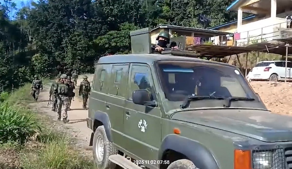 Raw materials for making bombs, 1 Gypsy, 6 two-wheelers, 3 Motorola Wireless Sets and Bullet Proof Jackets recovered during search at D.Molnomphai vill under Moreh Block today; No cadre found at designated camps of  UKLF and KNA during search operations by security teams in Moreh