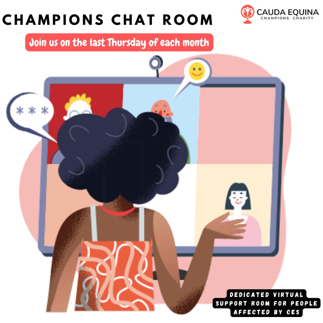 November's Champions Chat Room

👉 eventbrite.co.uk/e/749090007377…

#caudaequinasyndrome #championscharity #caudaequinaawareness #redflagsofces
#cessupportgroup #bladderandbowels #sciatica #saddlenumbness #pinsandneedles
#cesbuddies #ceshelpline