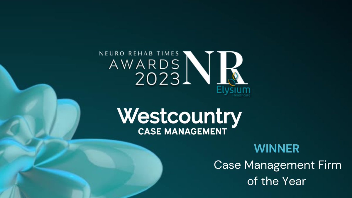 We’ve won ‘Case Management Firm of the Year’ at the 2023 NR Times Awards 🎉
Business Director, Wendy Hill, said: “I was so pleased for our whole team who are a vital component in the successful running of Westcountry Case Management”.

#WCM #Bestinthewest