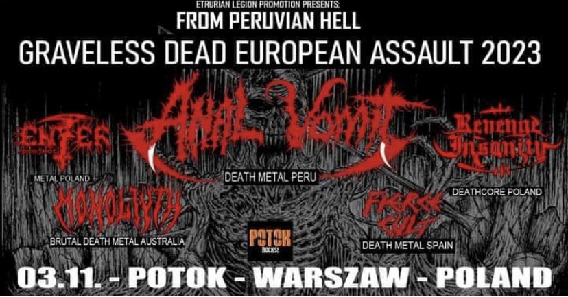 monoliyth's tweet image. Heading to Poland today from Berlin, for this brutal show this Friday 💀💀
