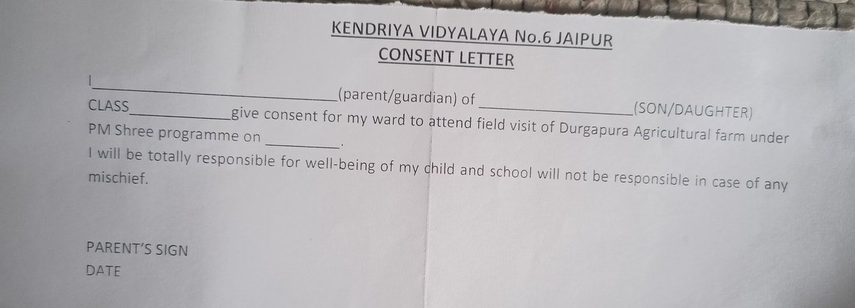GhanshyamJoshi's tweet photo. @KVS_HQ If there is no responsibility of school management then why will parents send their ward to such programs. https://t.co/oCseqjEiFY