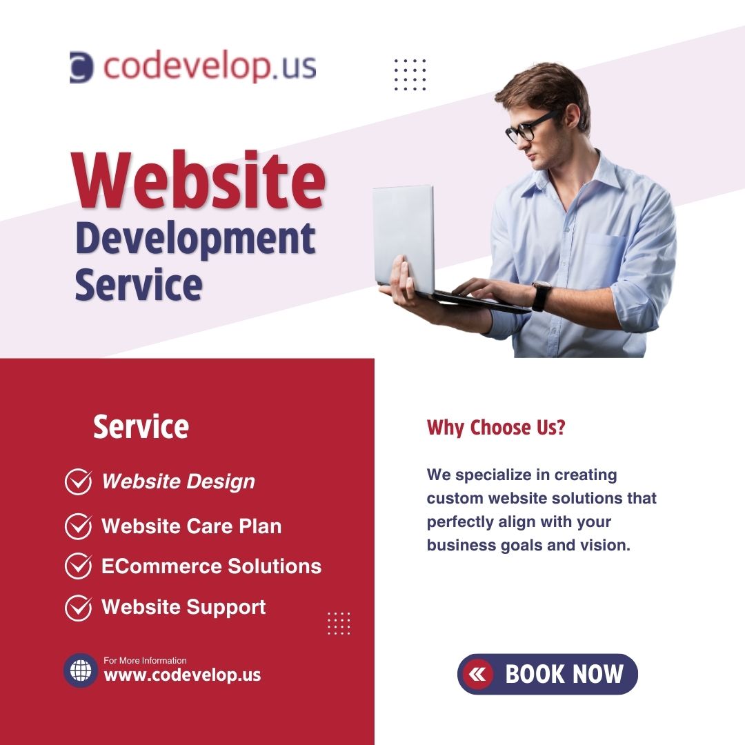 codevelop_us's tweet photo. 🚀 Elevate Your Online Presence with Our Website Development Services! 🌐

Looking for a stunning website that stands out from the crowd? Our team of experts is here to turn your vision into reality! 🌟
for more info -https://t.co/uNpgdmWOxC https://t.co/A3oUfd1VTI