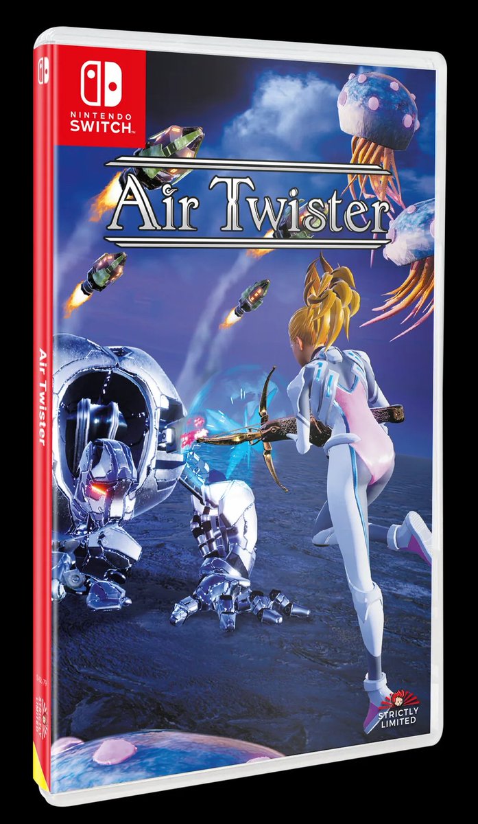 JoachimHesse's tweet image. Als Freund von Spielen wie #PanzerDragoon oder #Rez interessiere ich mich natürlich für #AirTwister, das jüngste Werk von #SpaceHarrier-Papa #YūSuzuki. Aber come on, Inin Games: DAS ist das Cover? Die Alternativen von Strictly Limited oder Japan wirken auch nur minimal besser.