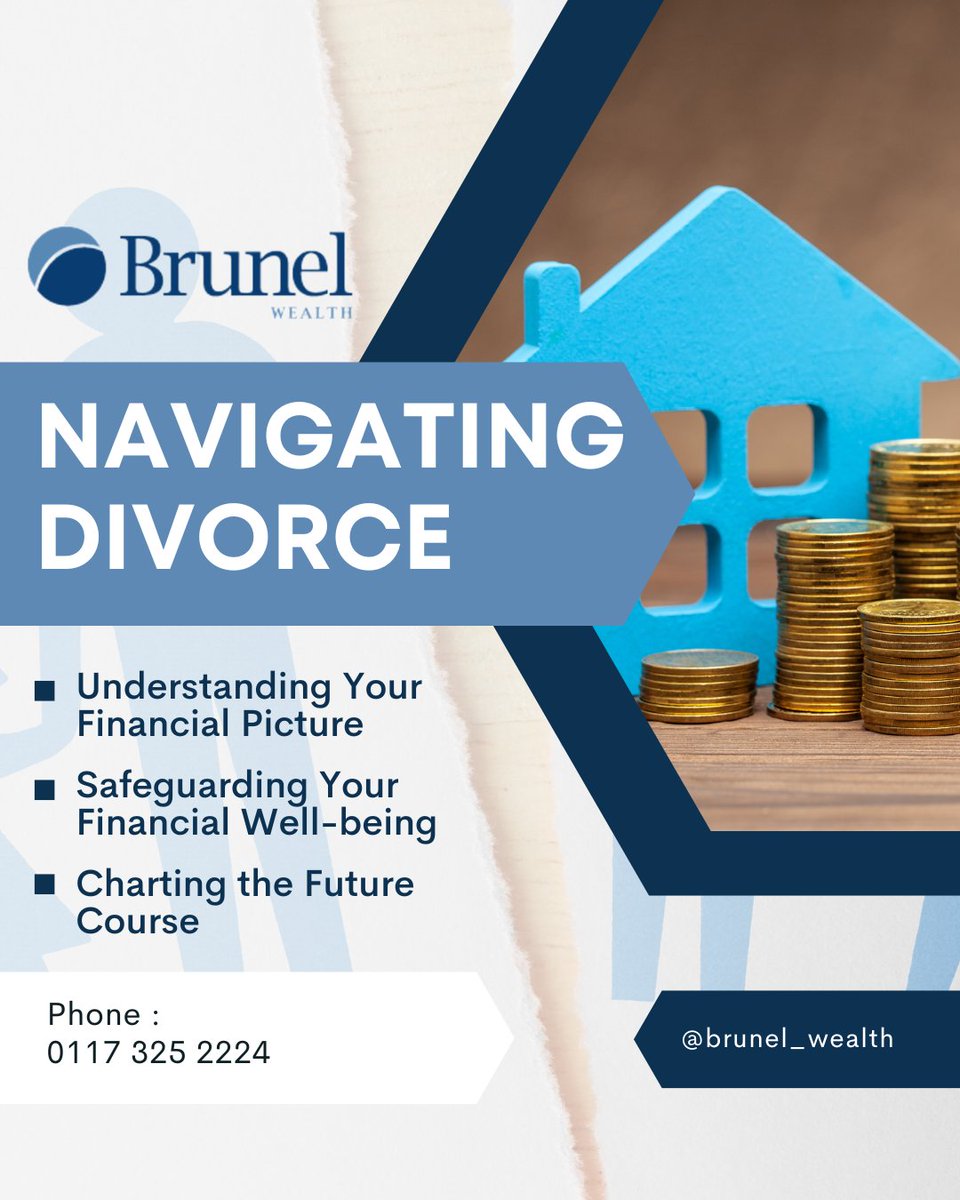 BrunelWealth's tweet photo. Breaking up is difficult, but so is untangling your finances 💔💰 

Learn how to navigate divorce financially, protect your assets, and secure your financial future using our guide below 👇

🌐 https://t.co/QFVkN2CnMX
☎️ 0117 325 2224
📱 @brunel_wealth https://t.co/WdQWP3SYYR