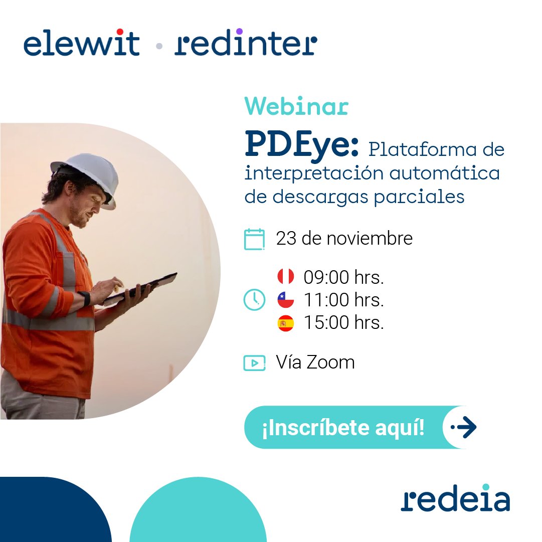 elewitventures's tweet image. ¡Aprende más sobre PDEye! 🤓

Participa en el webinar que organizamos junto a #Redinter.

🗓️ 23/11/2023
🕔 15:00 h. España / 11:00 h. Chile / 9:00 h. Perú
✅ Apúntate 👉 us06web.zoom.us/webinar/regist…