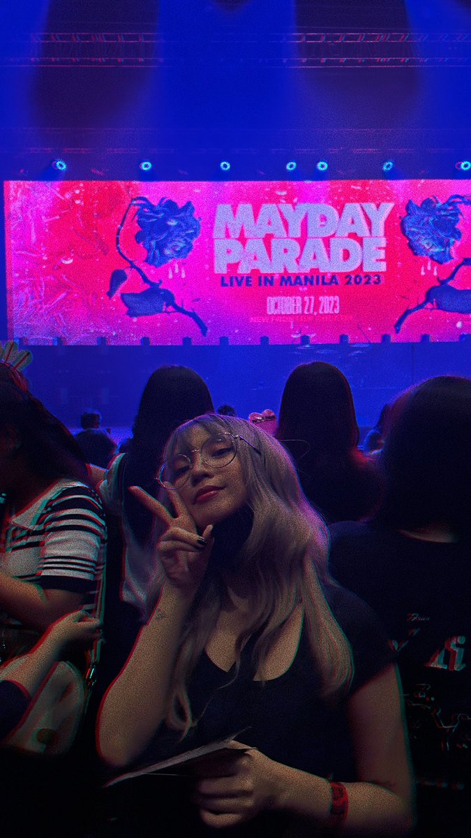 PlayWithNeedy's tweet photo. Mentally, I’m still here.

#MaydayParadeLiveInMNL2023 @maydayparade #MaydayParadePH #MaydayParade https://t.co/NL8tQrxHRN