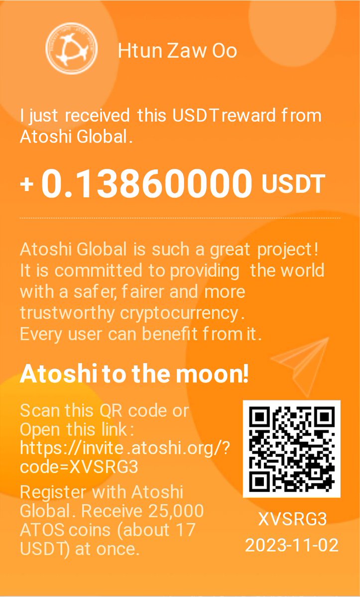 htunzawoo73's tweet photo. Good day! Have you ever heard about Atoshi? It's a revolutionary cryptocurrency project with outstanding benefits. The proof? Check my screenshot out! Your journey to crypto fortune may start in just a one click:  
 https://t.co/tX5O0Hb3uT
 #Atoshi #ATOS https://t.co/Cq2iWvQFN2