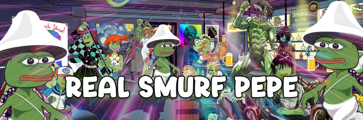 REAL SMURF PEPE

Only $50k mcap

Ca

0xFD445e5F16B0C7119d37d10D167342CCB4b56E50

Tax 0

Chart
geckoterminal.com/tr/eth/pools/0…

$KABOSU $NATI $HOLA $DARKL $PB #0XL $YDF $HILO $TYRION $RKR $ETF $ZAPEX $ARDVRK $PRF $LP $OPTI $BAZED $NXRA $BLOX $REFUND $WAGER $MOG $ROSE $BCB $SANI $CX $WPC