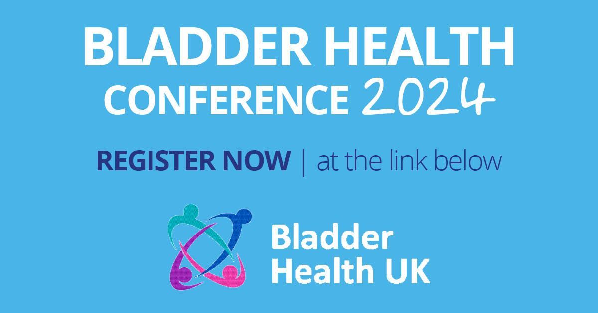 BLADDER HEALTH CONFERENCE 2024
REGISTER NOW 
at the link below

For all healthcare professionals involved in the treatment of chronic bladder illnesses join us on 20 February 2024. 

More details and REGISTRATION HERE buff.ly/46DRjl2