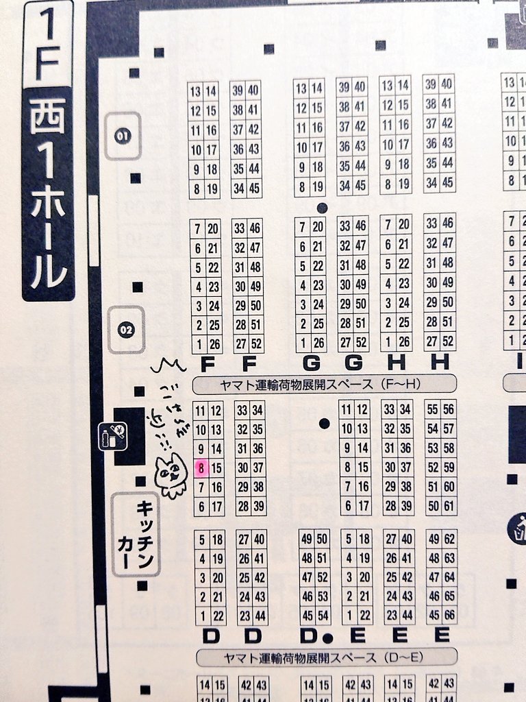 コミティア146の配置は「D 08b」になりました。 イラスト本とかネコちゃんも連れていきます。  まさかのごはんが近い!