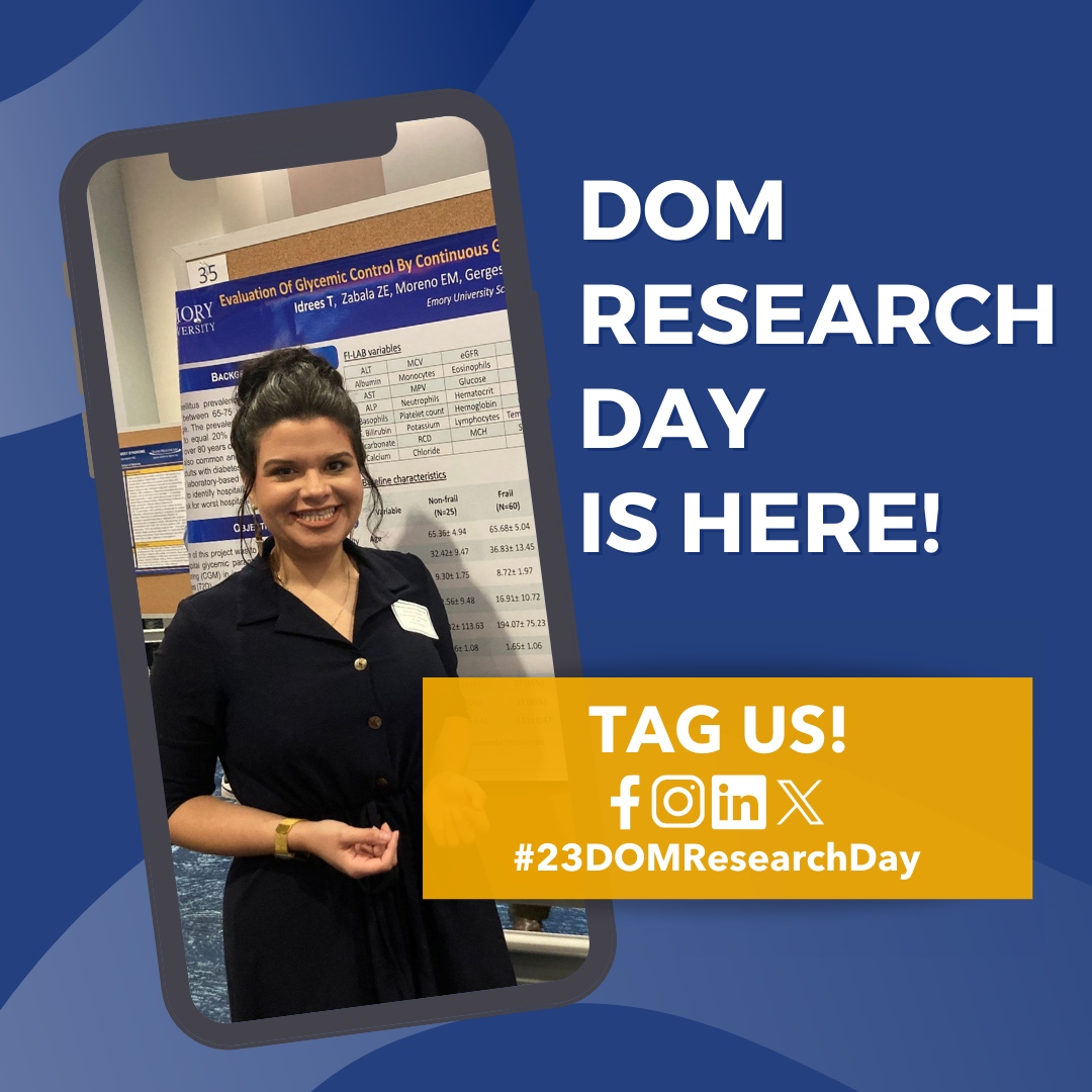 EmoryDeptofMed's tweet photo. 👋Good morning from the Emory Student Center! 2023 DOM Research Day kicks off today at 7:45 a.m. If you're joining us in person, be sure to tag us in your photos & use the hashtag #23DOMResearchDay.
Can't join us? Follow along via our Instagram stories for live updates! 📽️ https://t.co/jZcoAJZXnq