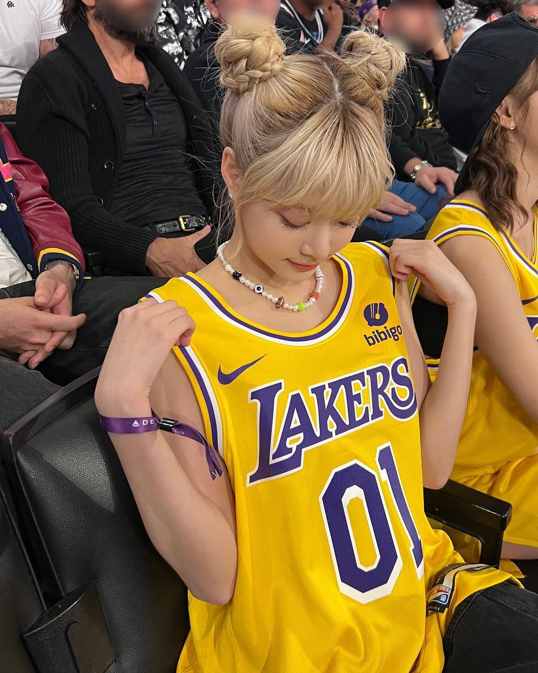 p*e様 Lakers LE SSERAFIM Eunchae ユニフォーム ウ LE SSERAFIM 홍은채 EUNCHAE on X: