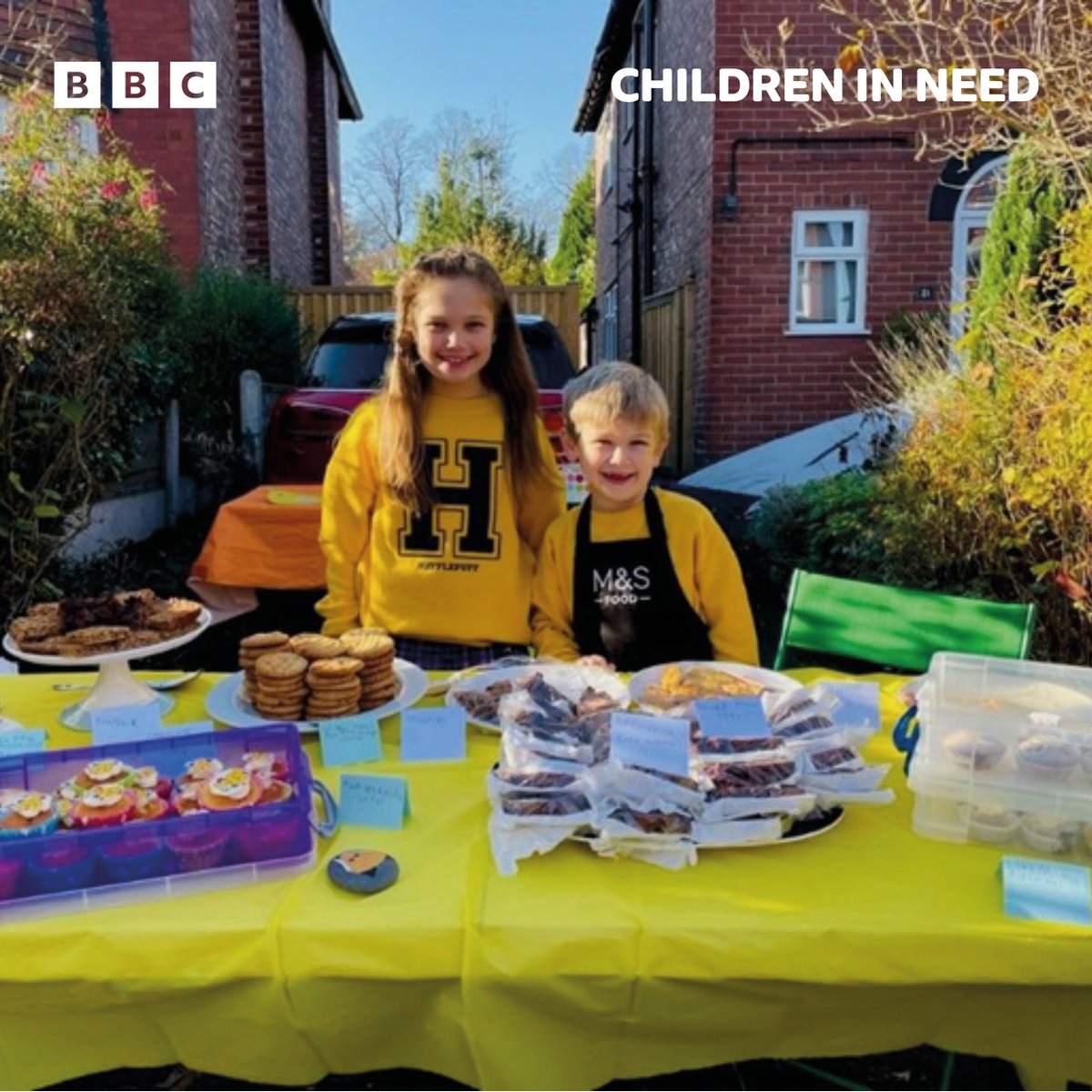 BBCCiN's tweet image. Give a hand to our Young Fundraiser of the Year nominees, Libby and Harvey 👏

Having asked for donations to Pudsey over gifts for her 5th birthday, Blue Peter Badge Holders Libby and her brother Harvey have made full use of their creativity by organising bake sales &amp;amp; readathons!