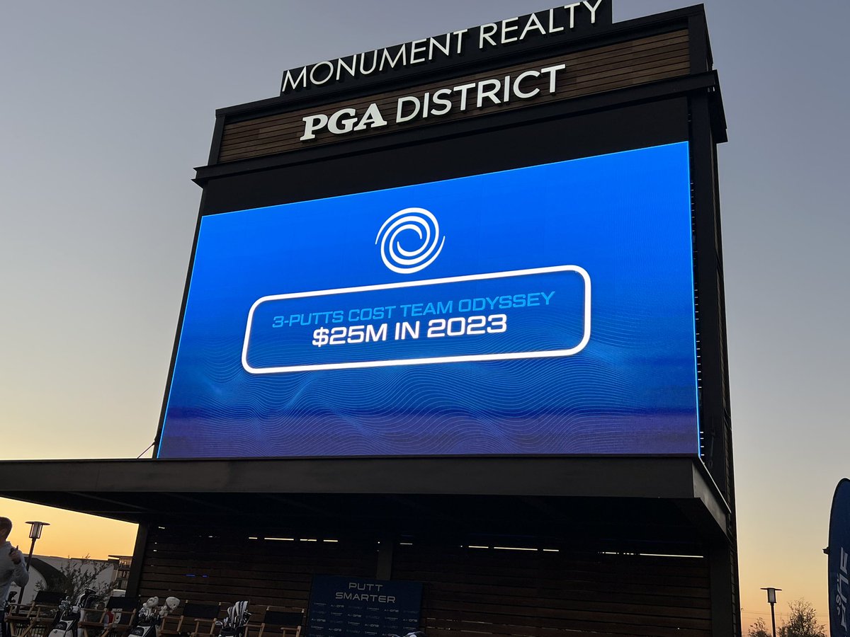 Simon Daddow (@daddowsimon) on Twitter photo 👀How do you get a tour pros attention?
Tell them they’re losing money is a decent starting point.
23 three putts before the 2023 Tour Championship cost <a href="/JonRahmpga/">Jon Rahm Rodriguez</a> $2.5 million alone.
#PuttSmarter #OdysseyAiOne 👀How do you get a tour pros attention?
Tell them they’re losing money is a decent starting point.
23 three putts before the 2023 Tour Championship cost <a href="/JonRahmpga/">Jon Rahm Rodriguez</a> $2.5 million alone.
#PuttSmarter #OdysseyAiOne