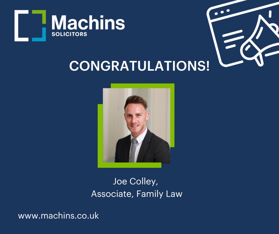 Congratulations to Joe Colley from our Family Law team who has been promoted to Associate Solicitor.
Well done, Joe! 🌟🙌🏆