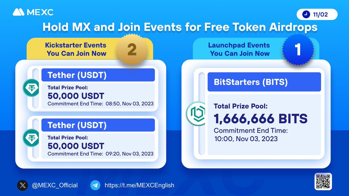 1⃣Hold 1,000 $MX 
2⃣In the APP, go to #Kickstarter and #Launchpad 
3⃣Quick Commit to grab them all!