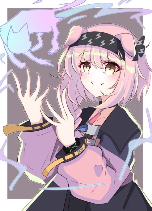 Electric Kawaii Pink Cats…………… #アークナイツ